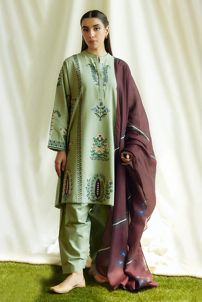 Coco By Zara ShahJahan Unstitched 3 Piece Winter Collection'2024