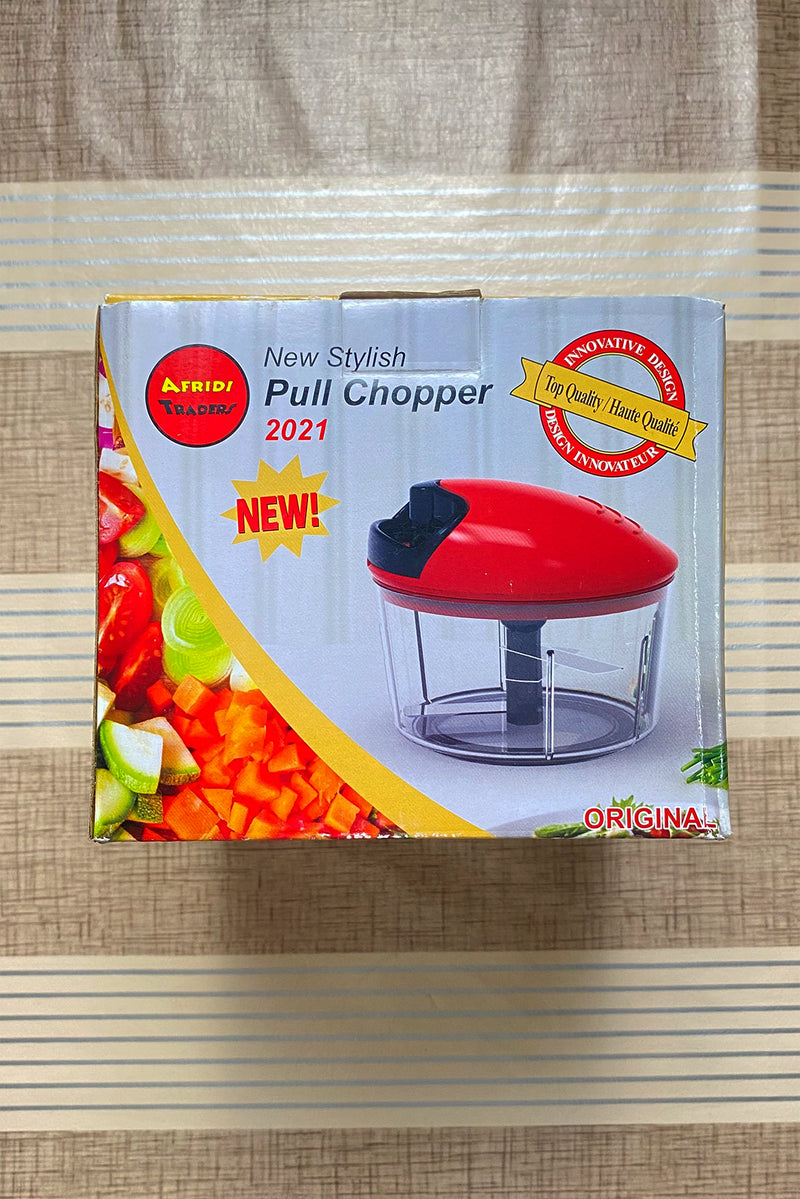 Multifunctional Hande Vegetabl, fruit & meat Chopper, Durable Hand Pull String Chopper and Heat Resistant