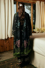 Zara shajahan 3pc Winter Embroidered shirt sleeve and Printed Woolen Shawl 689-IN