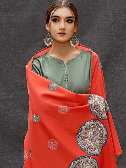 URGE 3PC Dhanak Embroidered 75-IN