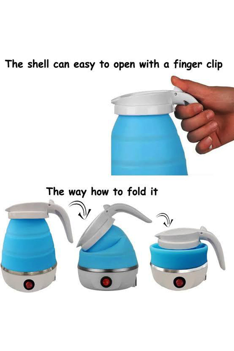 Travel kettle Travel Folding Kettle Silicone Household Electric Kettle, Collapsible Portable Tea Kettle