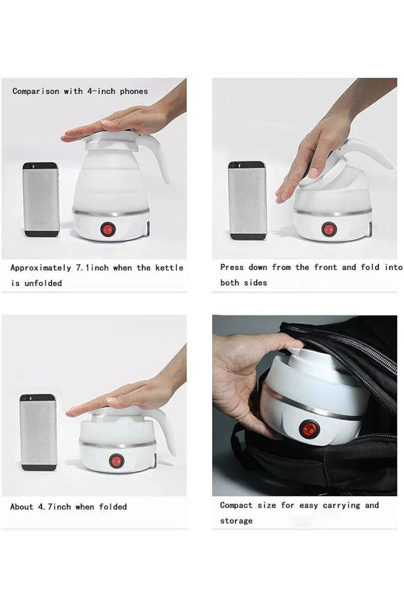 Travel kettle Travel Folding Kettle Silicone Household Electric Kettle, Collapsible Portable Tea Kettle