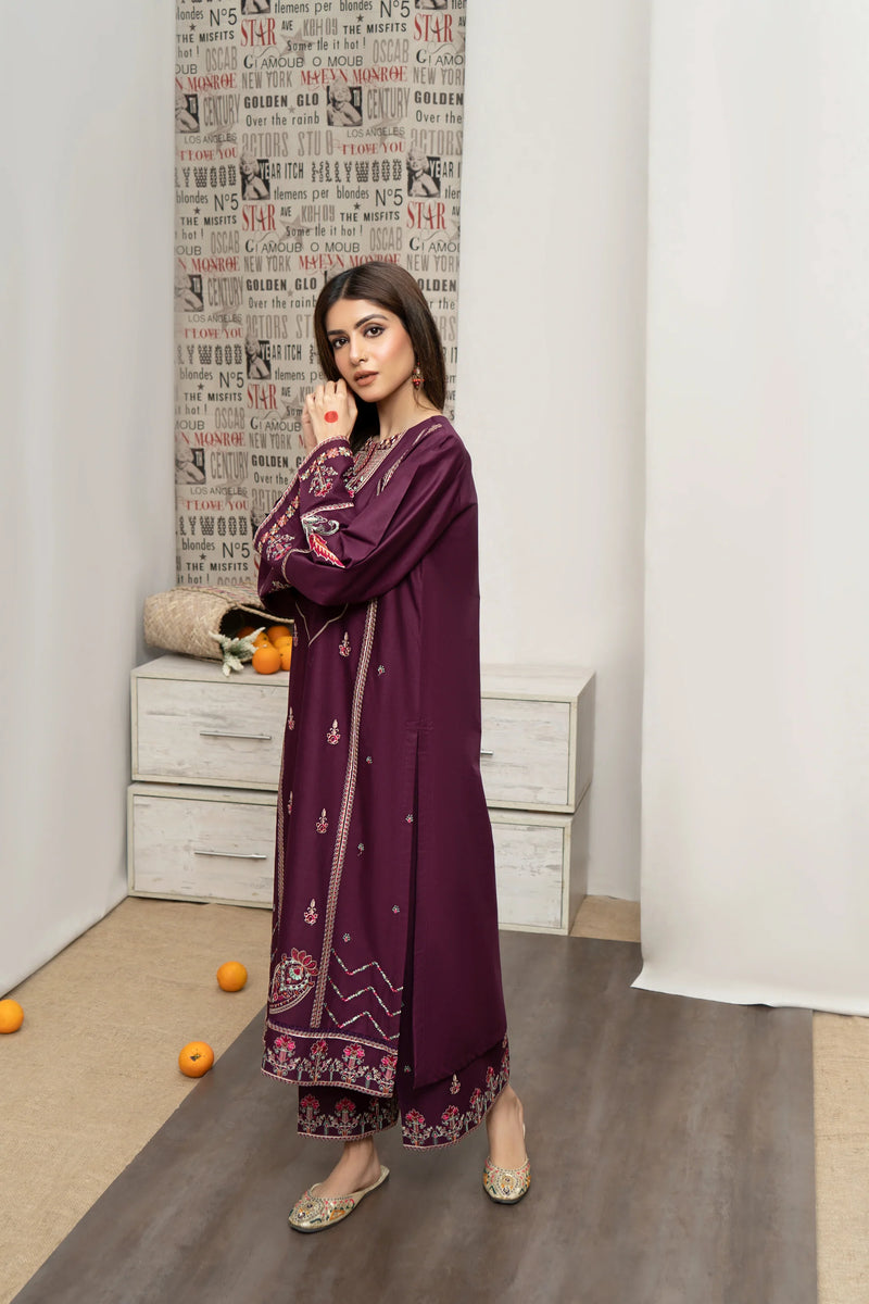 URGE Dhanak 3PC Embroidered Q0468