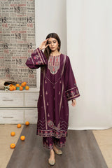 URGE Dhanak 3PC Embroidered Q0468