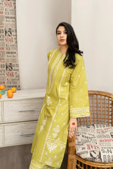 Urge 3pc Dhanak Embroidered 80-IN