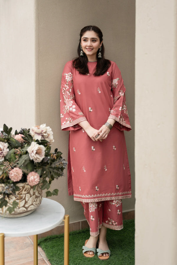 URGE Dhanak 2PC Embroidered Q0466