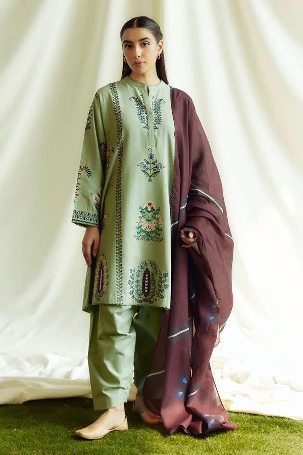 Coco By Zara ShahJahan Unstitched 3 Piece Winter Collection'2024